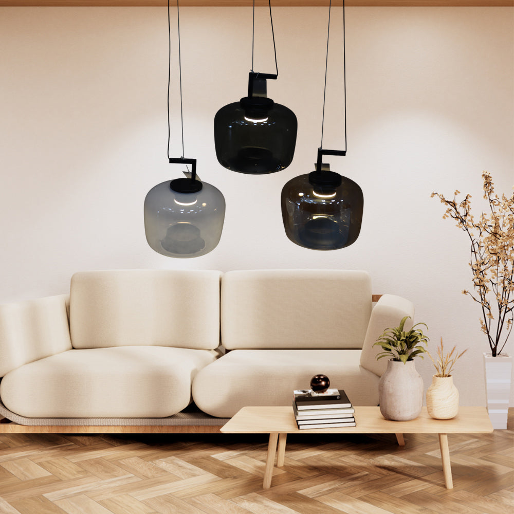 White, Amber, Green Glass finish Decorative Light