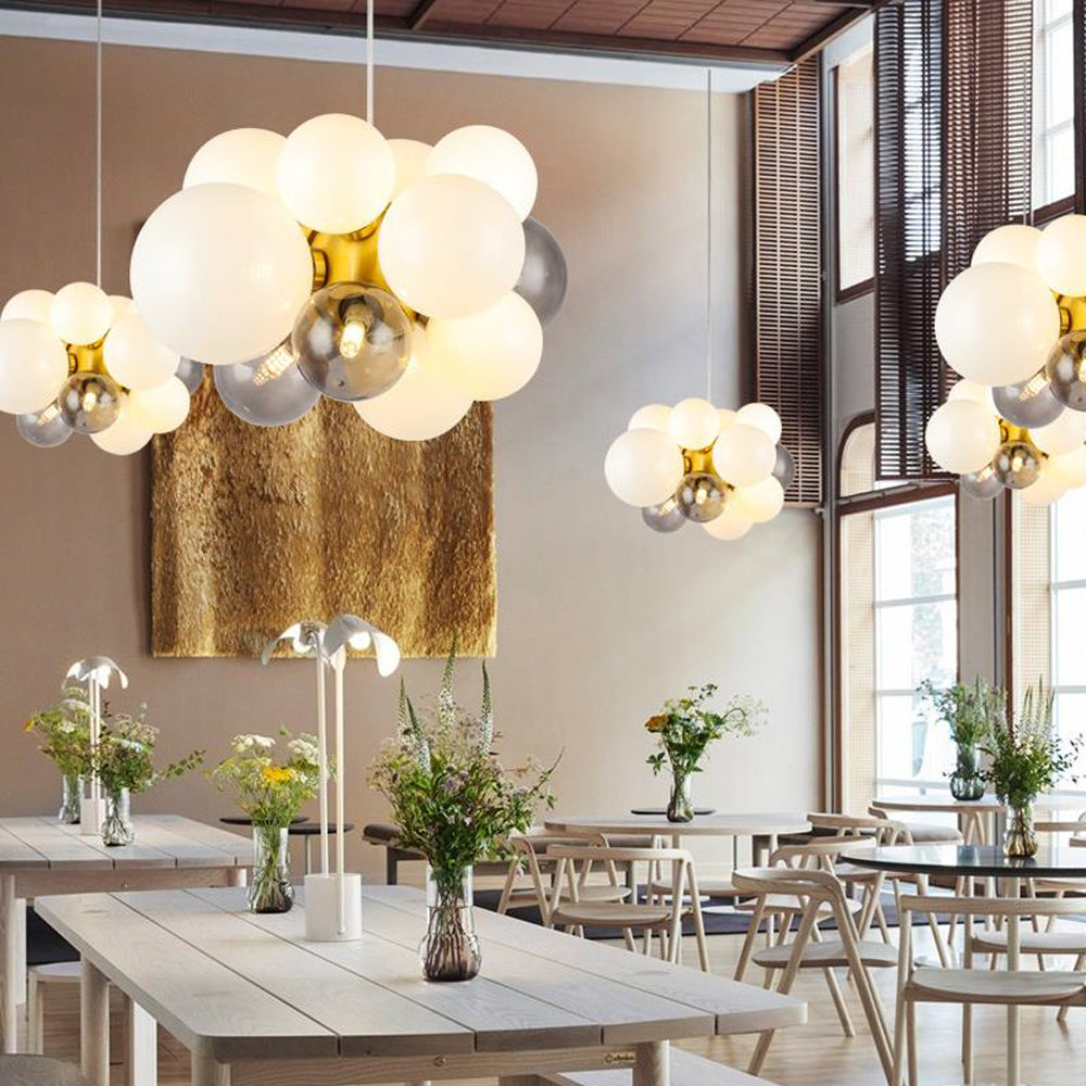 Gold With White & Grey Decorative Light