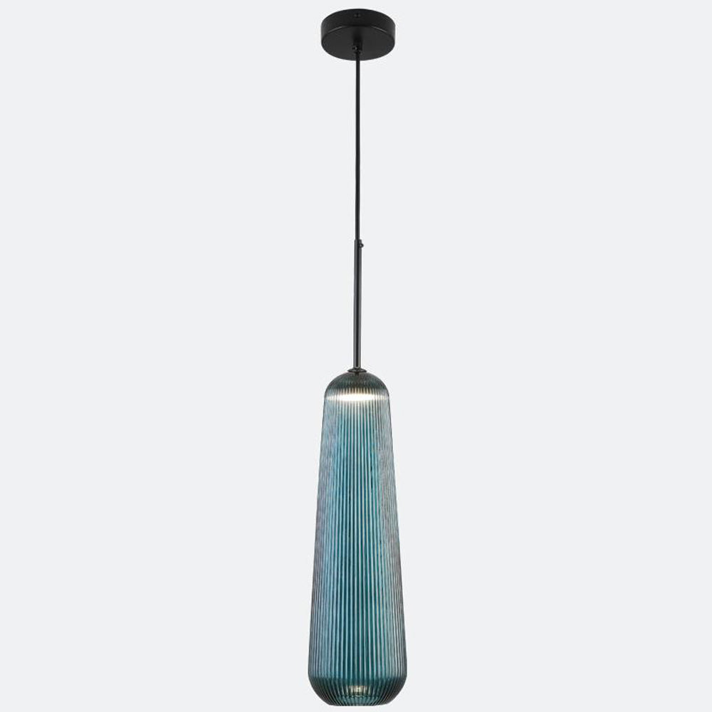 Black With Blue & Grey Decorative Light