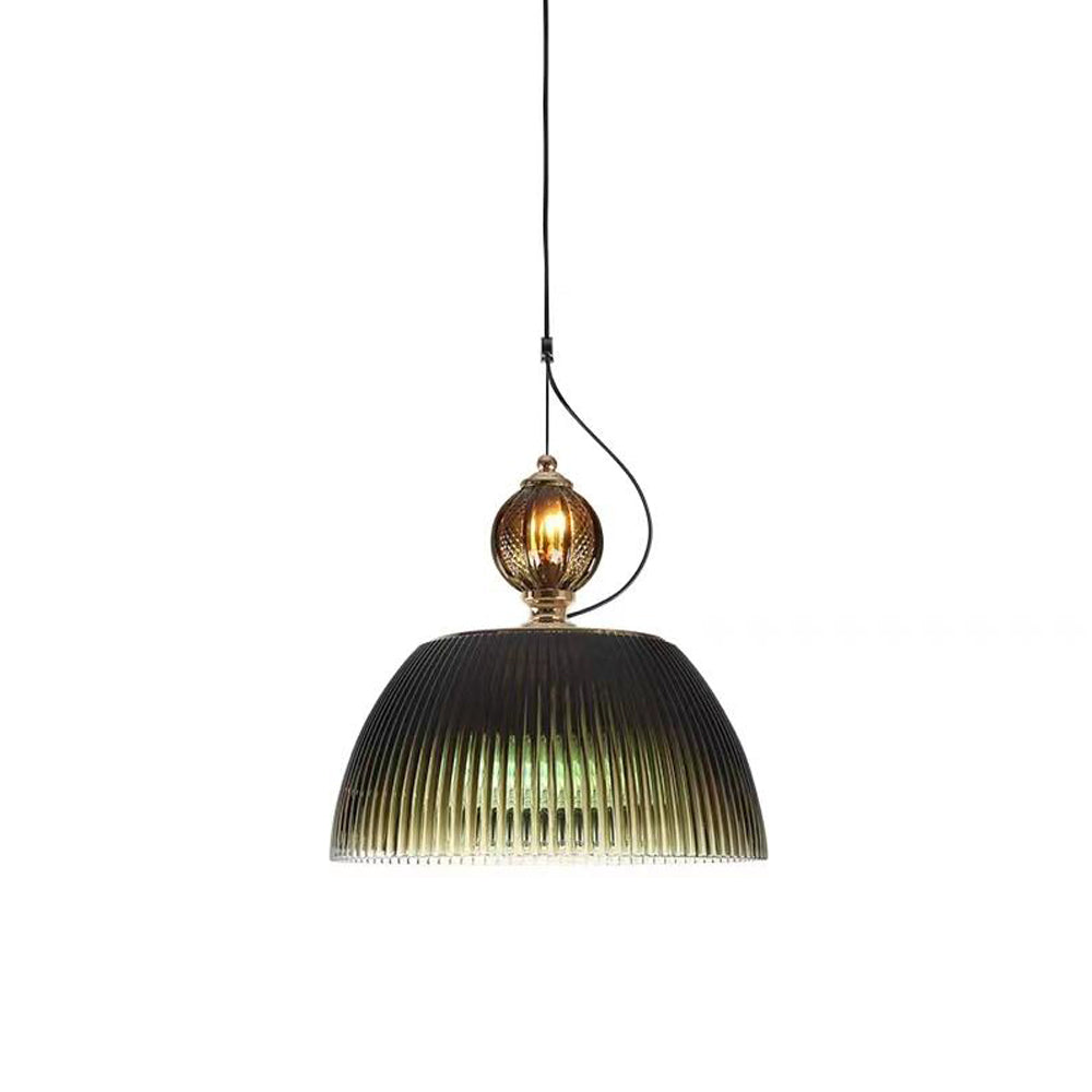 Green Glass Finish Decorative Light
