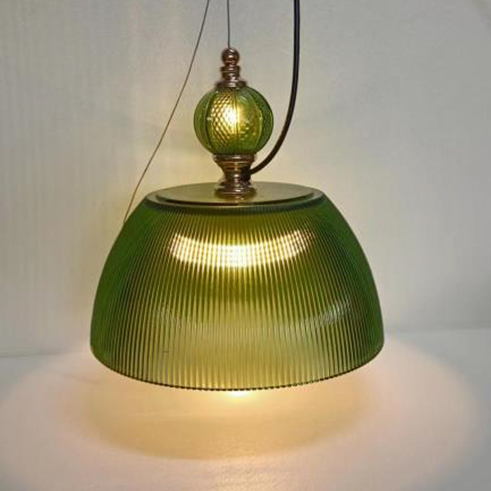 Green Glass Finish Decorative Light