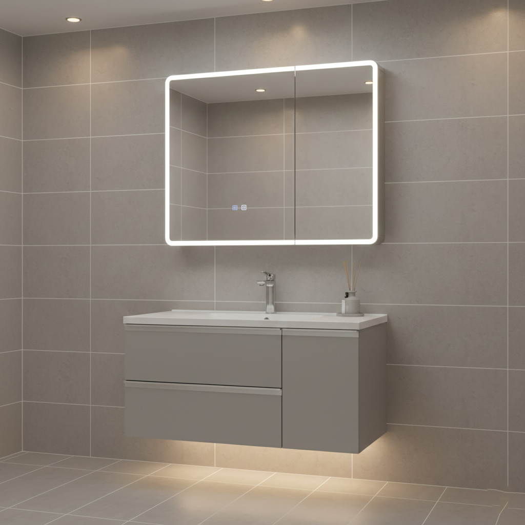 Stainless Steel Vanity Unit-BN326-80