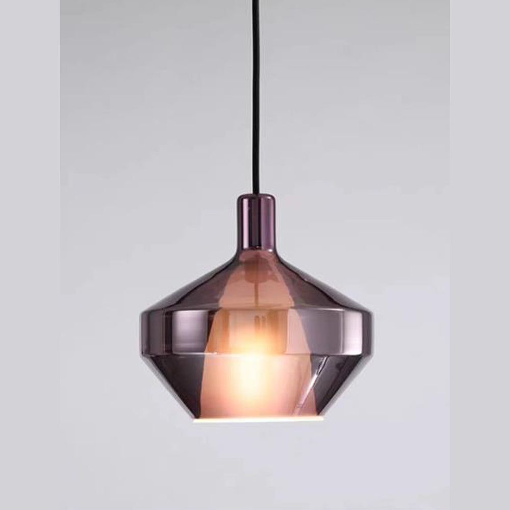 Purple Glass Finish Decorative Light