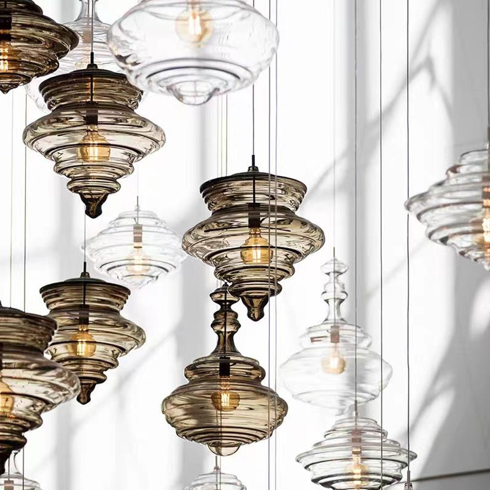 Coffee Glass Finish Decorative Light