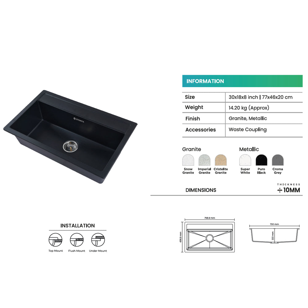 Granite Venue Quartz Sink