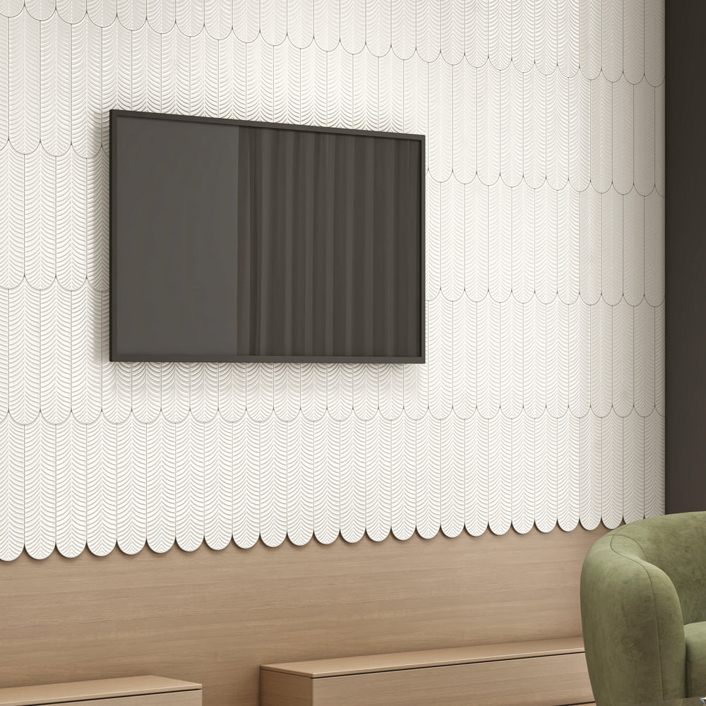 FEATHER CREAM ALLOY TILES