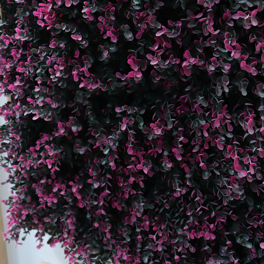 Light pink Square Mat vertical Green Wall