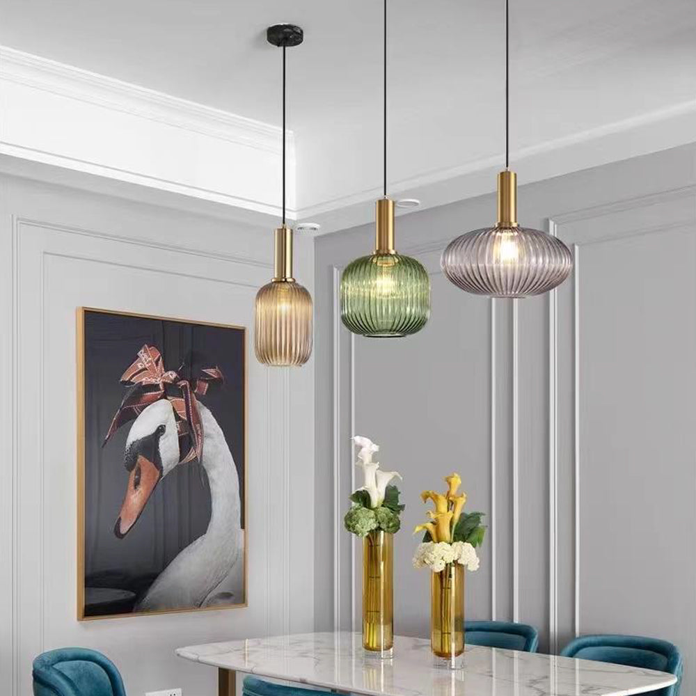 Amber Finish Decorative Light