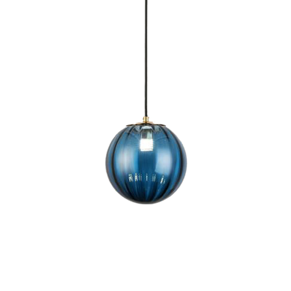 Blue Glass Finish Decorative Light