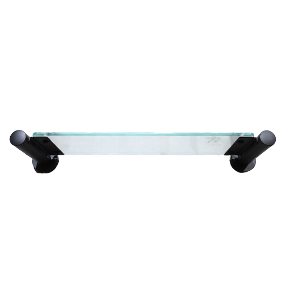 Matte Black Glass Shelf-8737