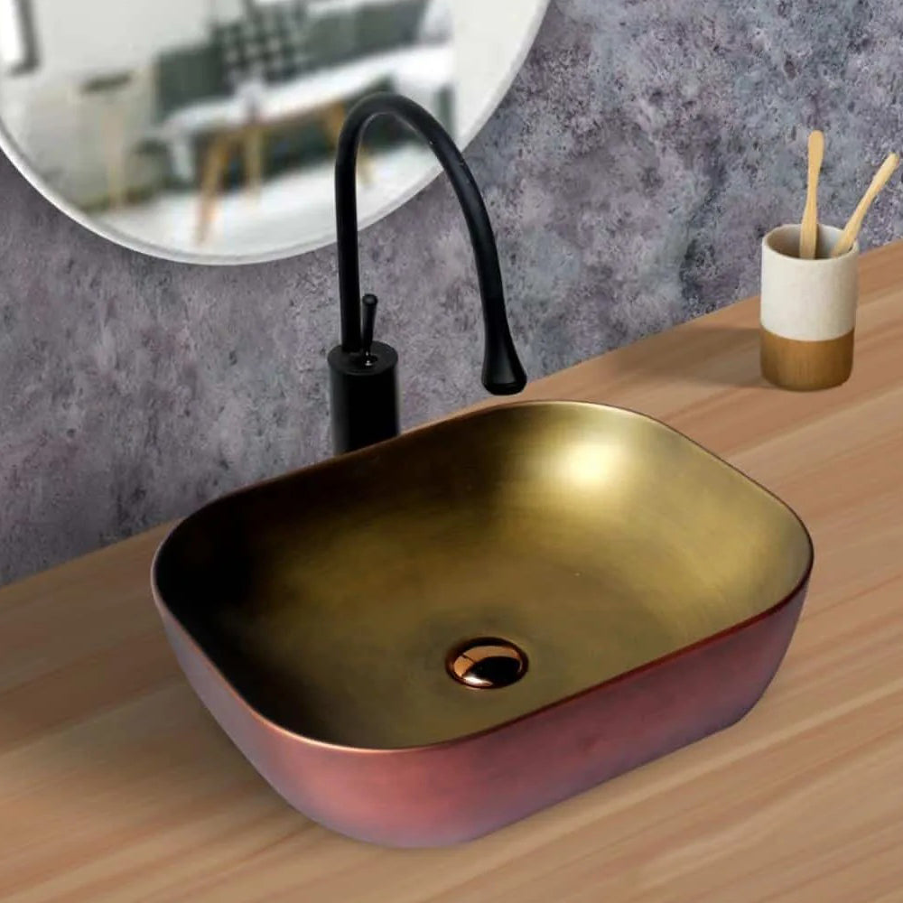 Matt Finish Designer Square Wash Basin