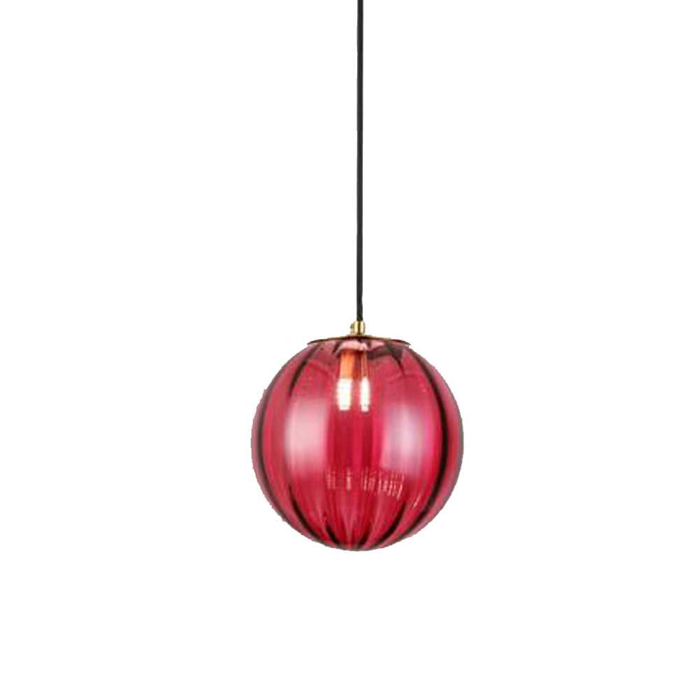 Red Glass Finish Decorative Light