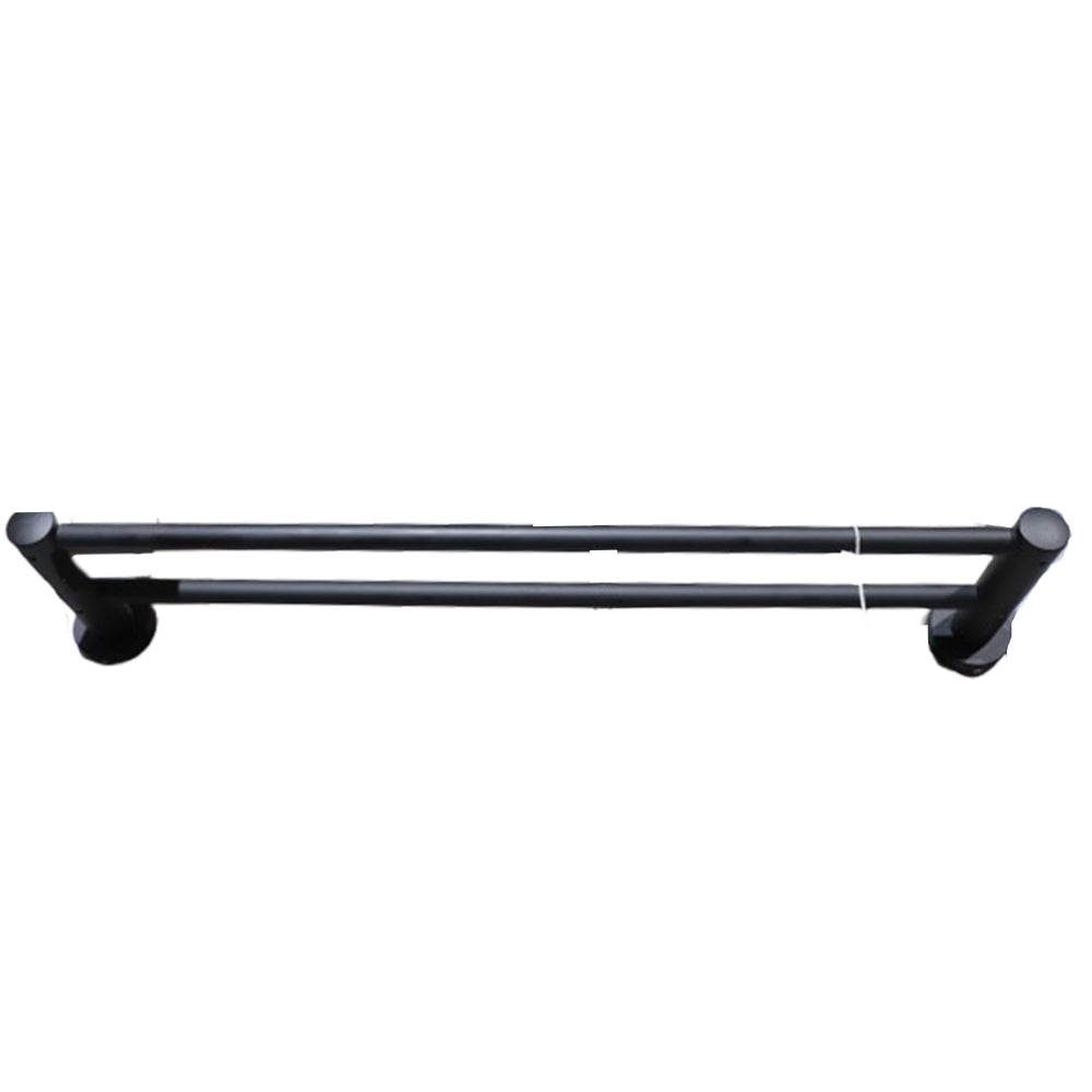 Matte Black Double Towel Bar-8725