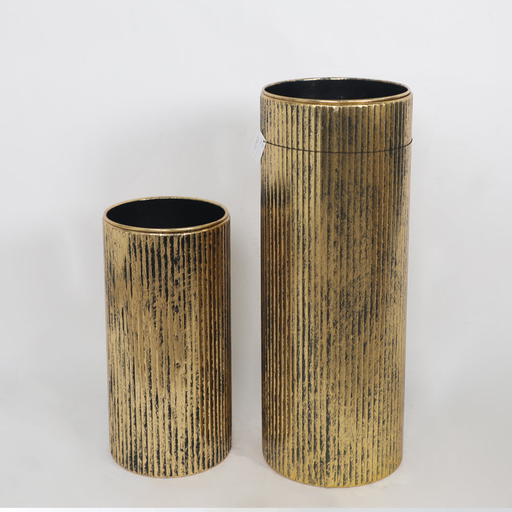 Gold Finish Plant Stand