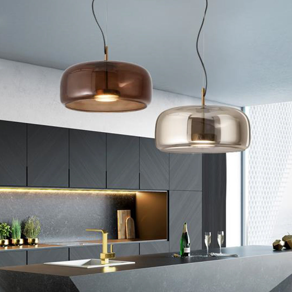 Coffee Glass Finish Decorative Light