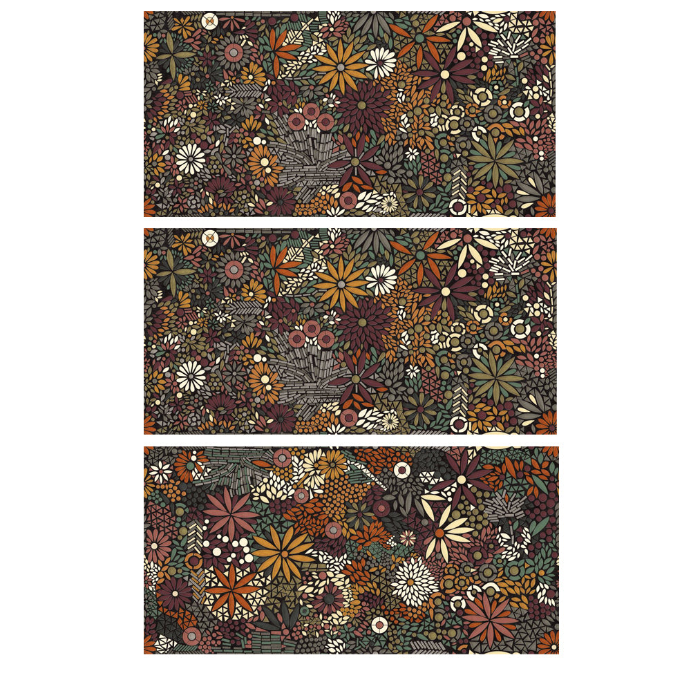 LUCIDO FIORE NERO DECOTECH TILES