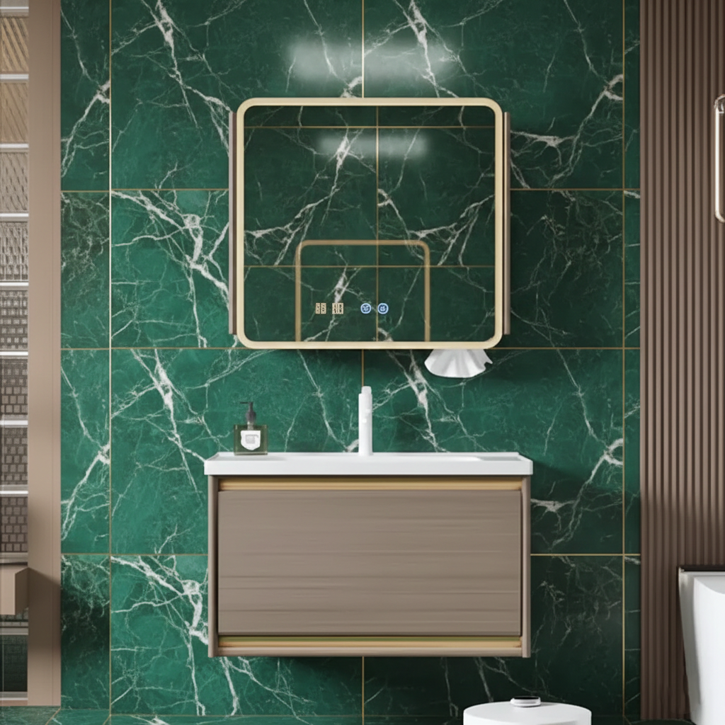 Stainless Steel Vanity Unit-105-80