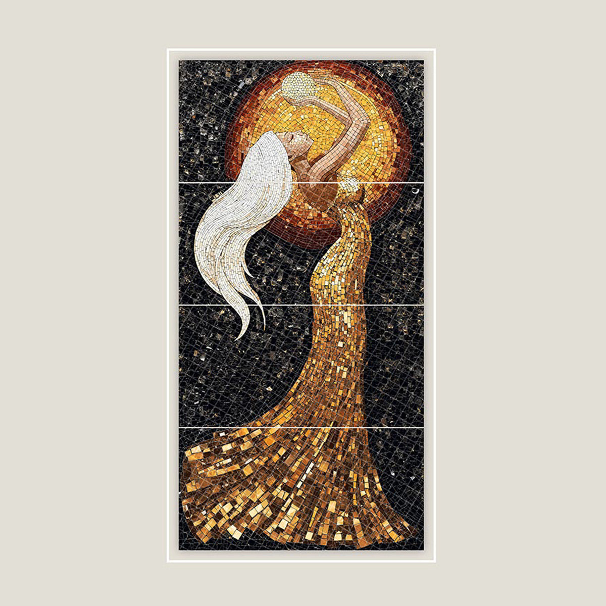 Celestial lady Granula Mosaic Tile
