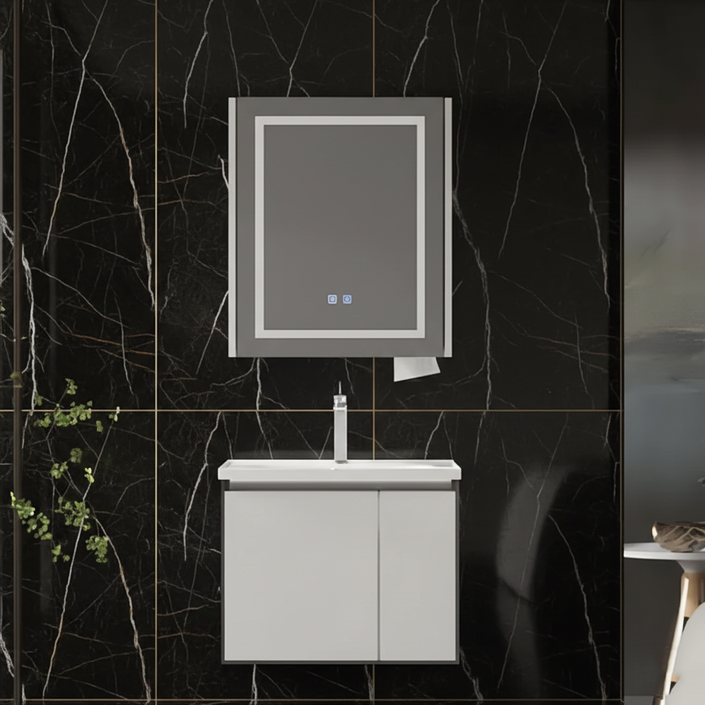 Stainless Steel Vanity Unit-112-60