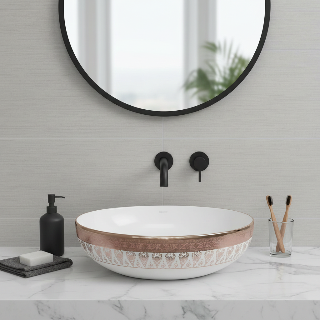 Glossy White Designer Wash Basin