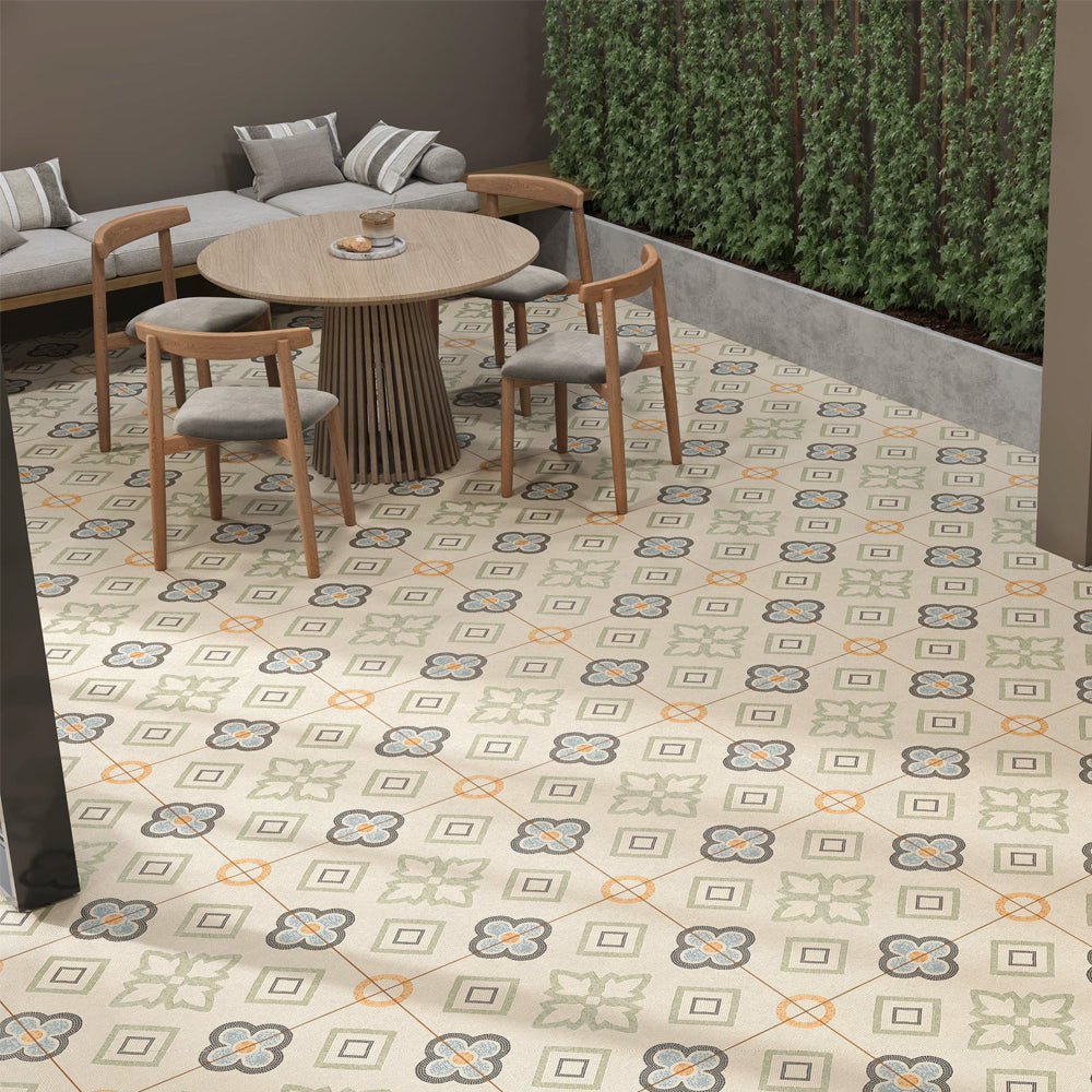 Seta Crema Flame Tiles