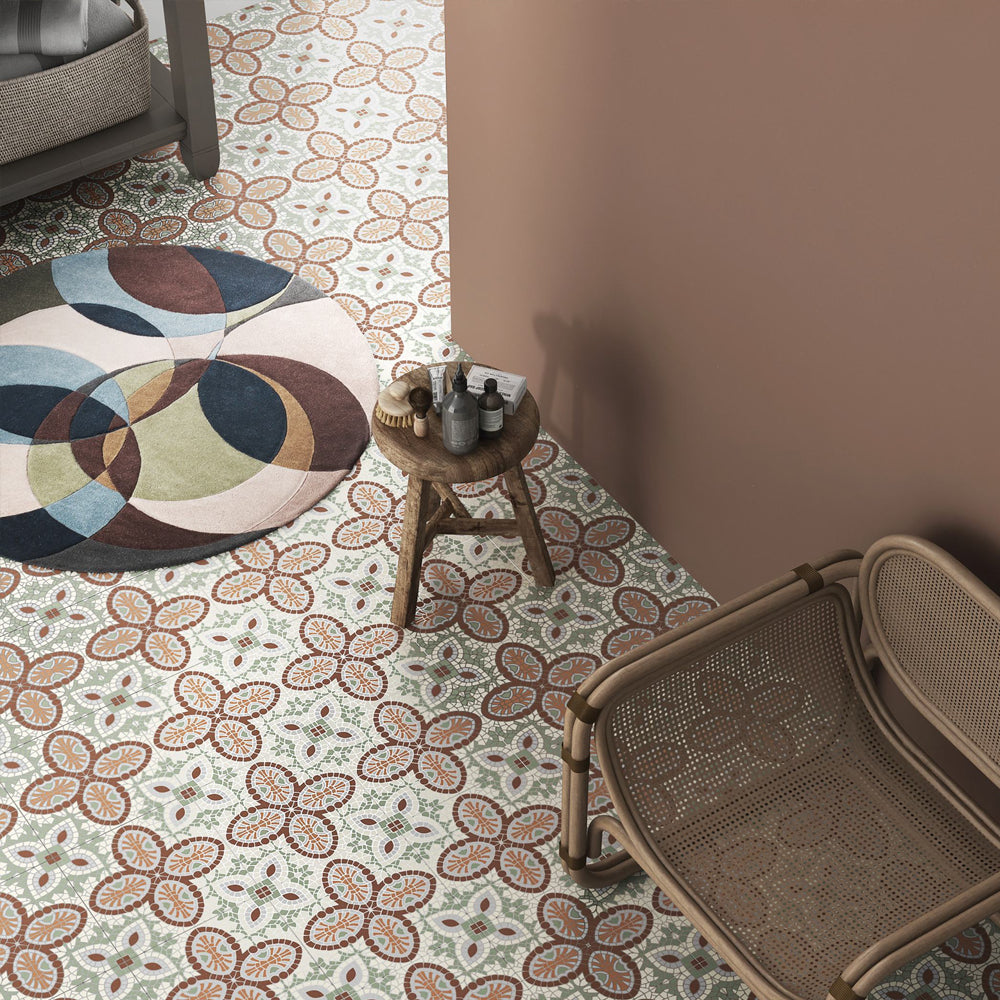 Versailles Mosaic Green Moroccan series tile