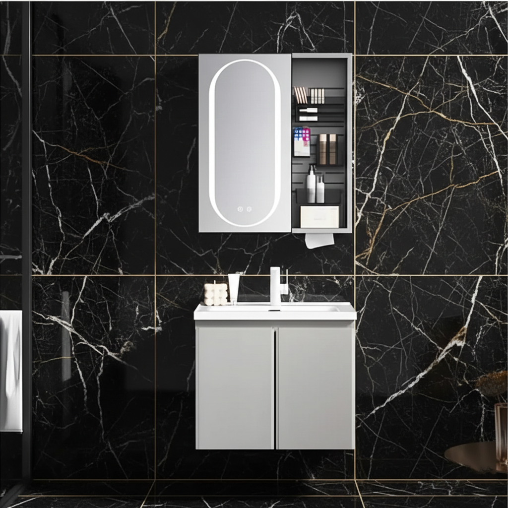 Stainless Steel Vanity Unit-370-60