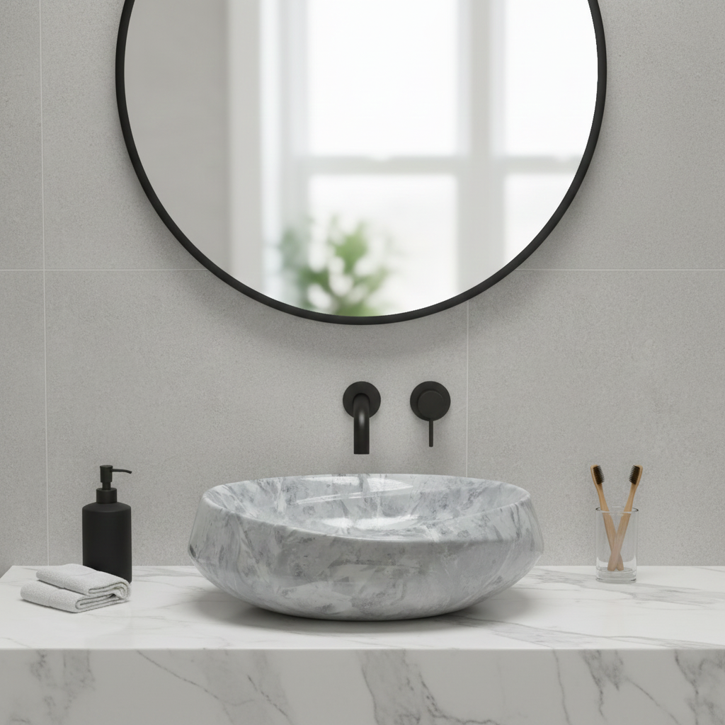 Glossy Marble Designer Wash Basin