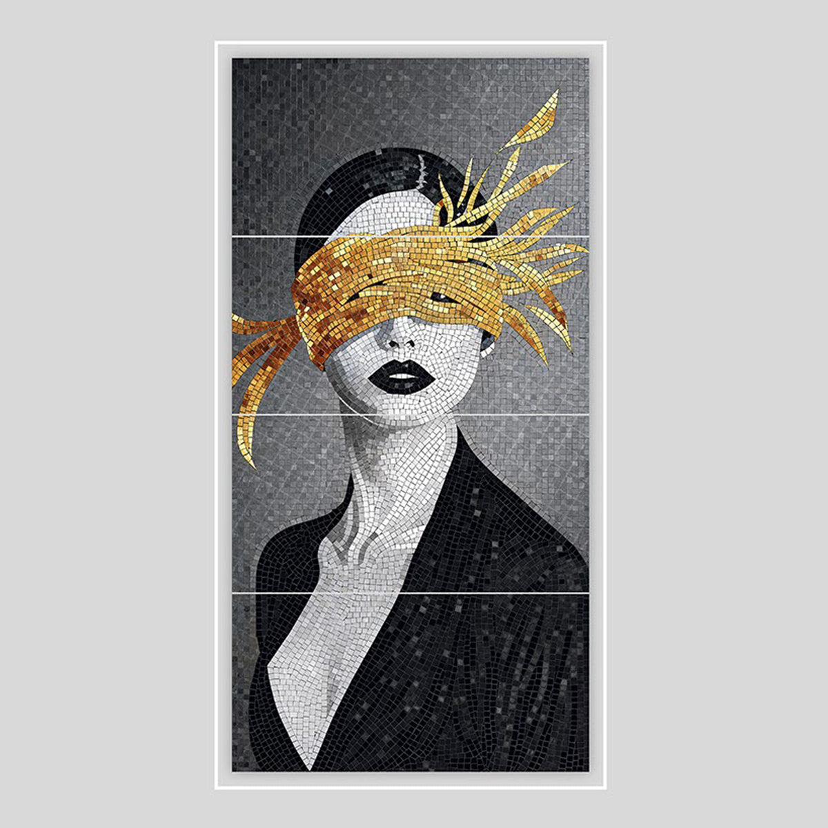 Model Face Granula Mosaic Tile