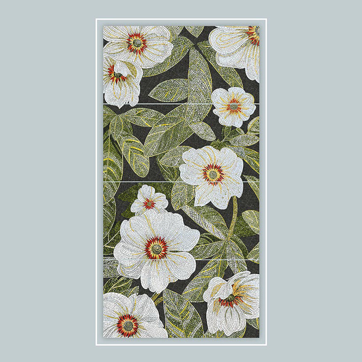 Lunar Flower Granula Mosaic Tile