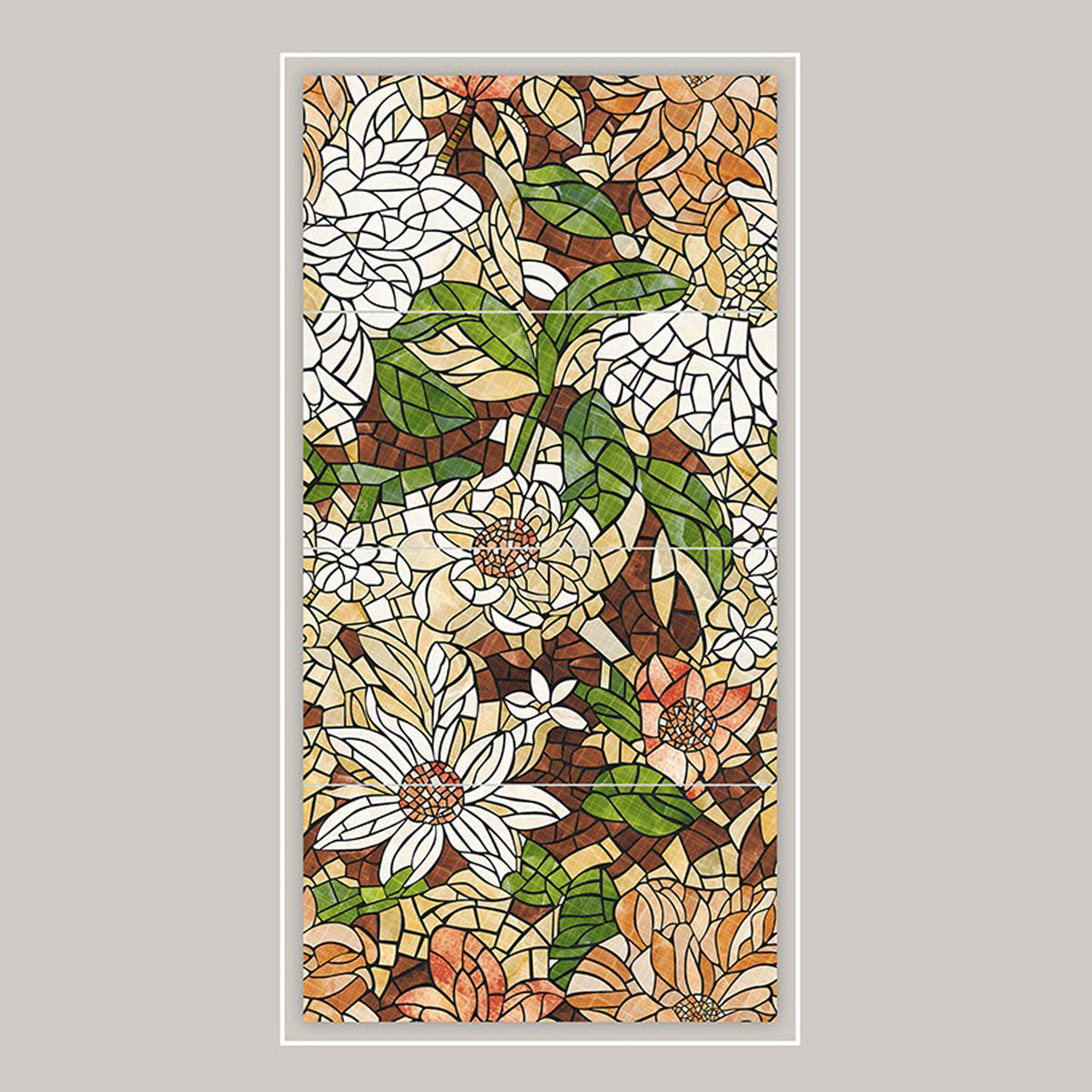 Flora Bianco Granula Mosaic Tile