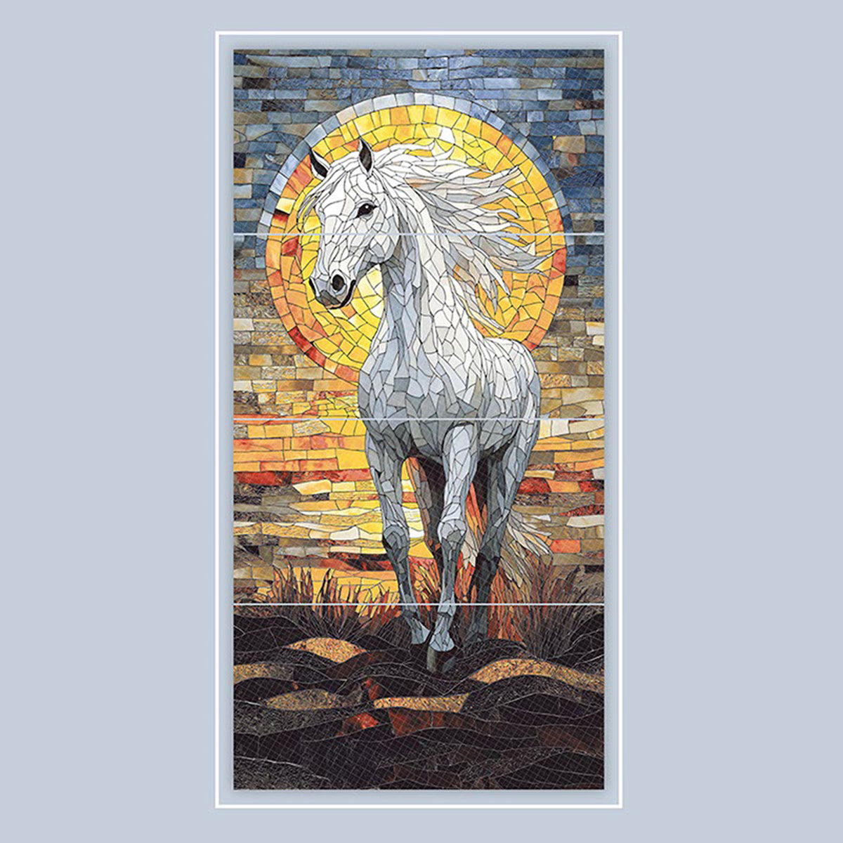 Decent horse Granula Mosaic Tile