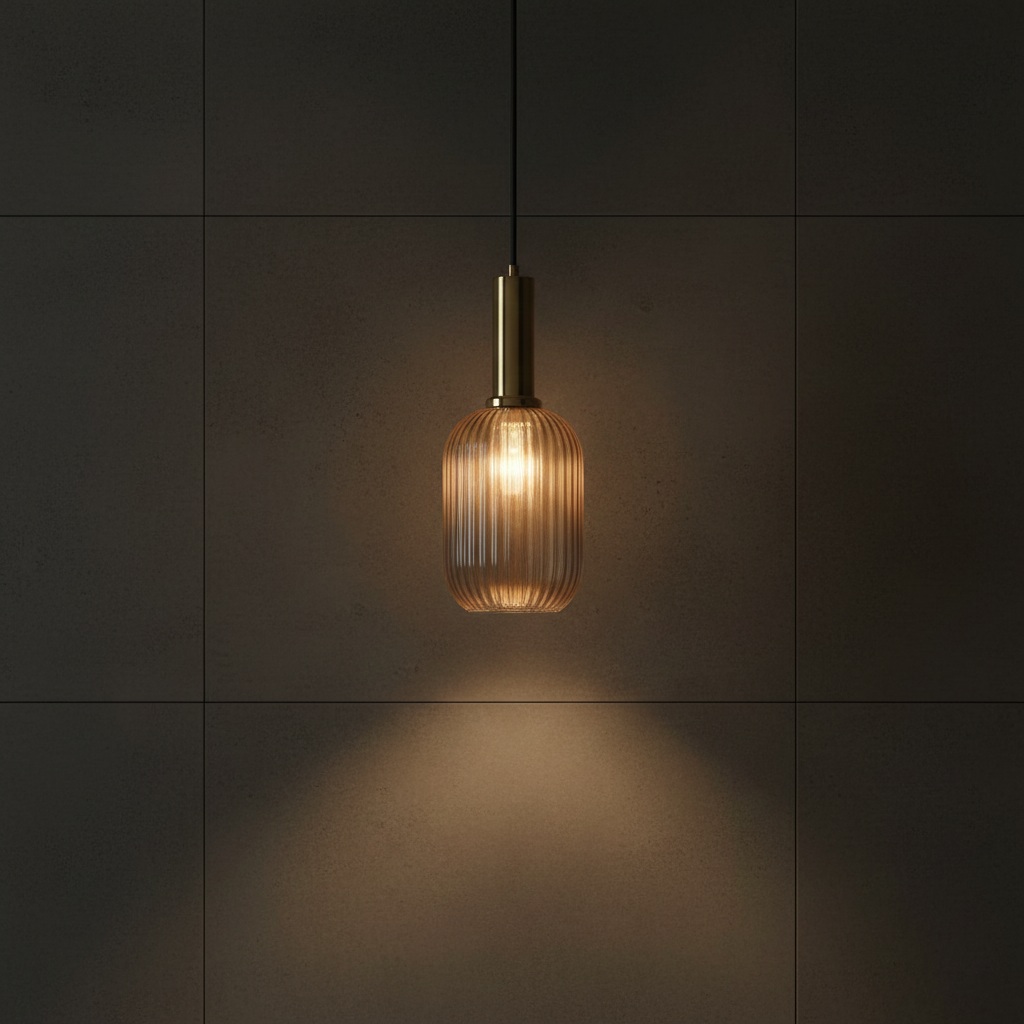 Amber Finish Decorative Light