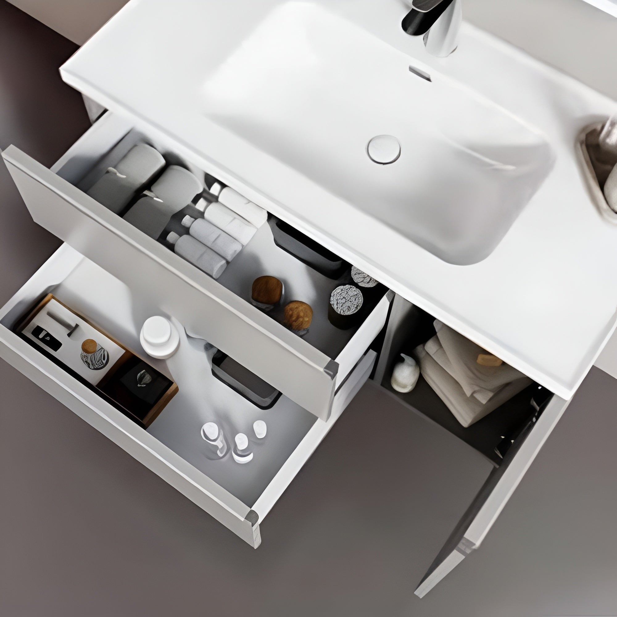 Stainless Steel Vanity Unit-BN326-80