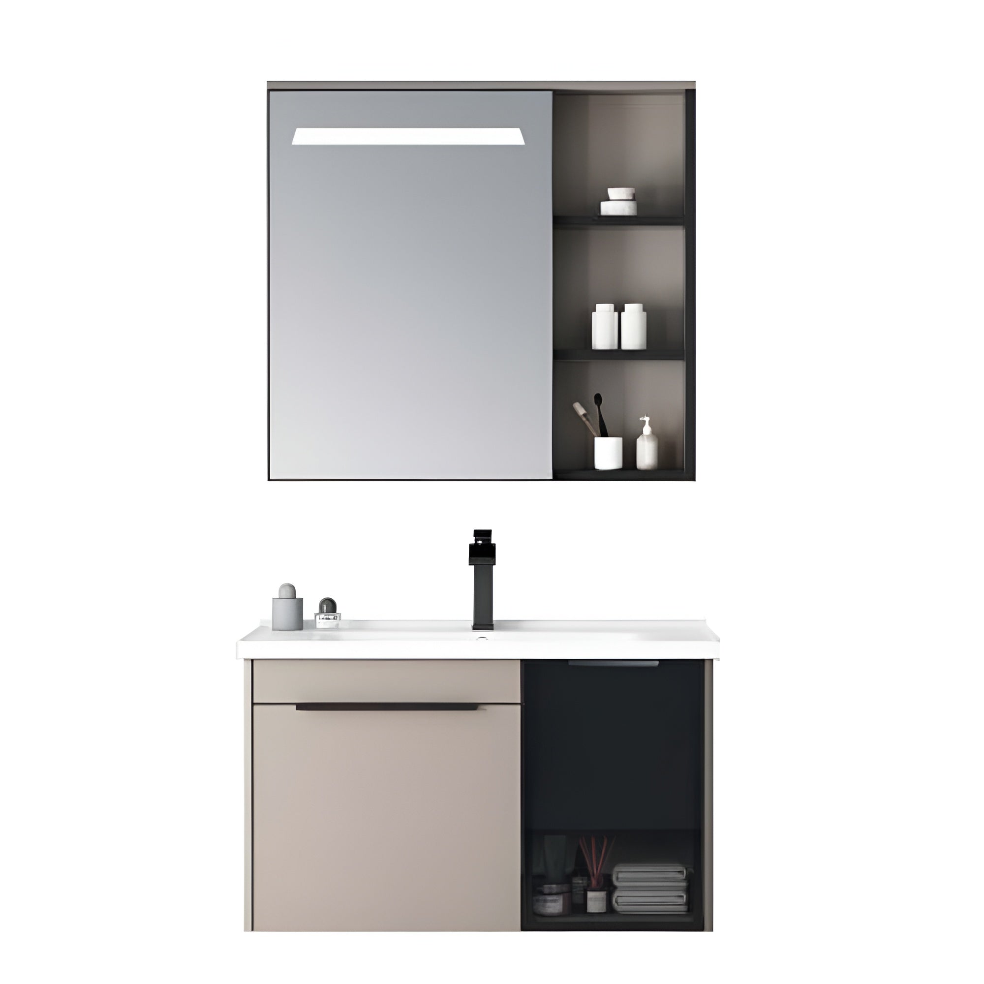 Stainless Steel Vanity Unit-BN6268D