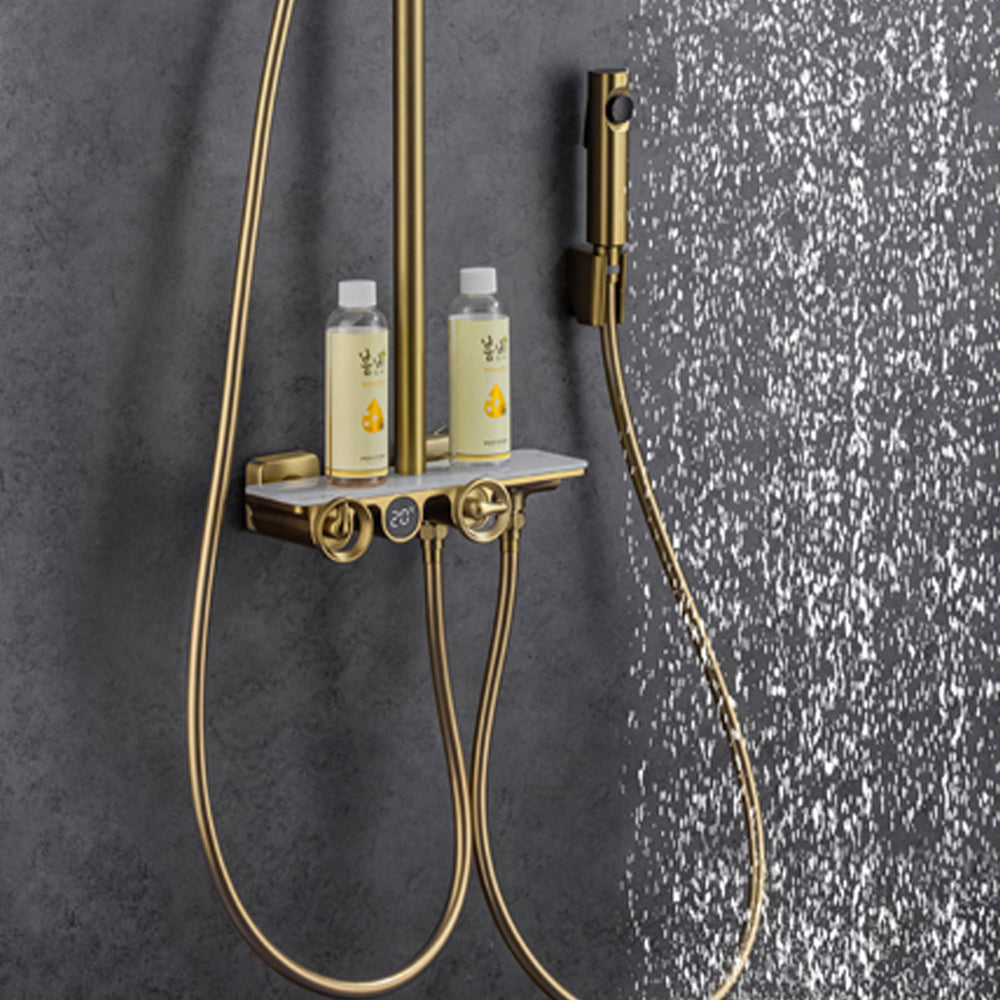 4 Functions Waterfall Top Rain Shower