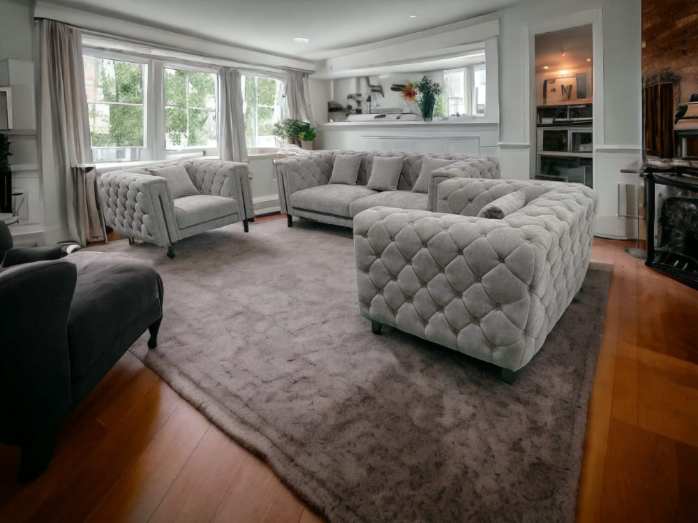 GREY PREMIUM TURKISH LUXURY SOFA