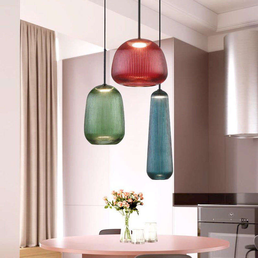 Black With Blue & Grey Decorative Light