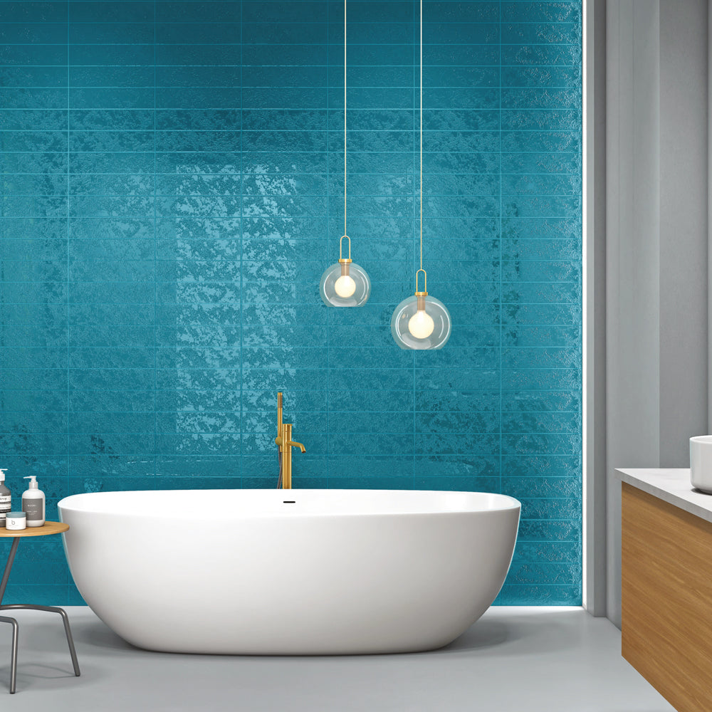 TEXTURAX TEAL NEO TILES