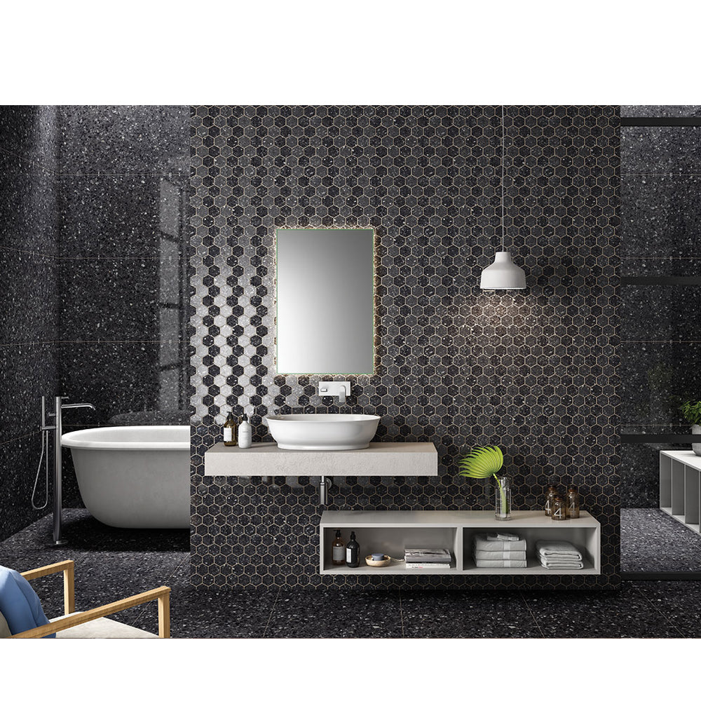 TERRAZO CARBON 600 X 1200mm