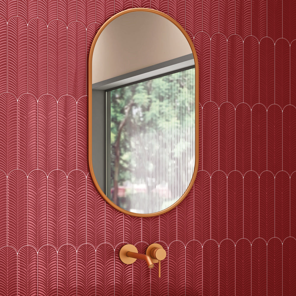 FEATHER RUBY RUSH TILES