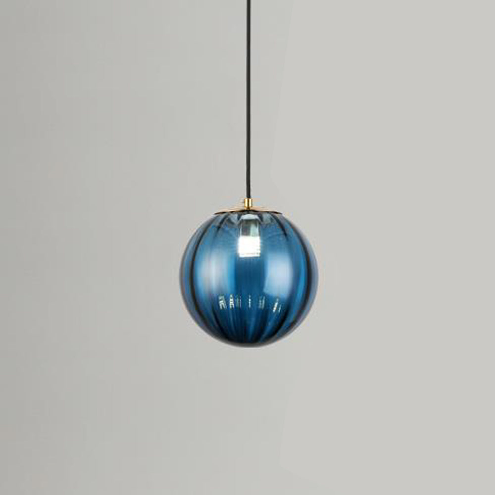 Blue Glass Finish Decorative Light