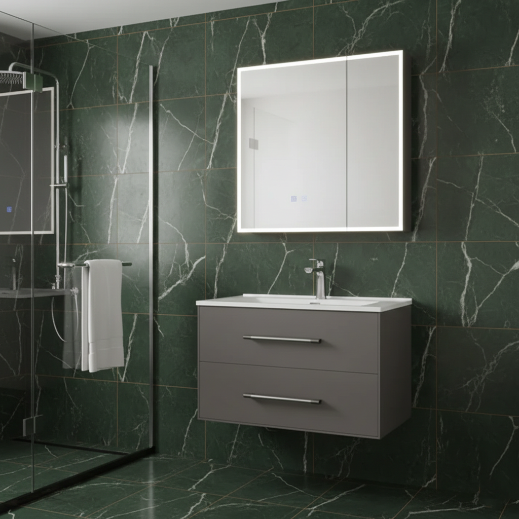 Stainless Steel Vanity Unit-BN323-80