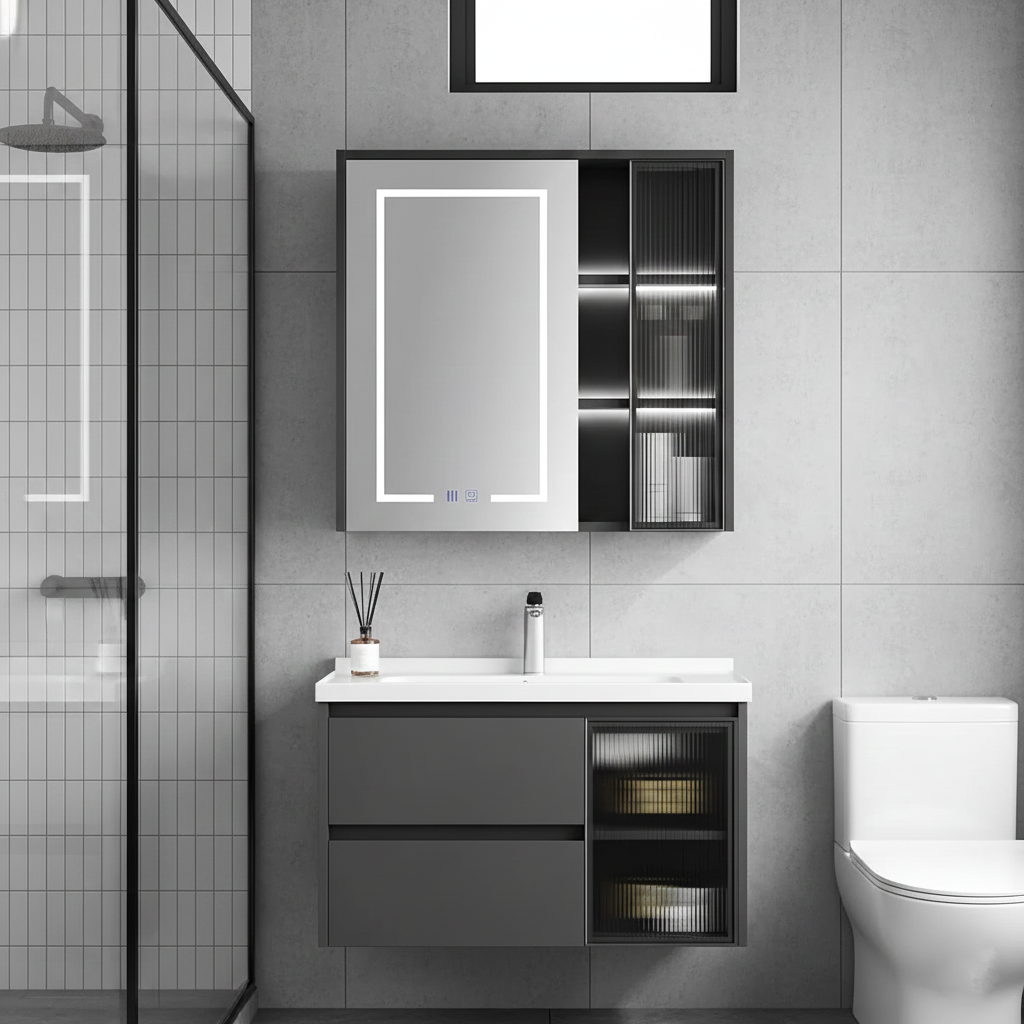 High-Density PVC Vanity Unit-YS702-80