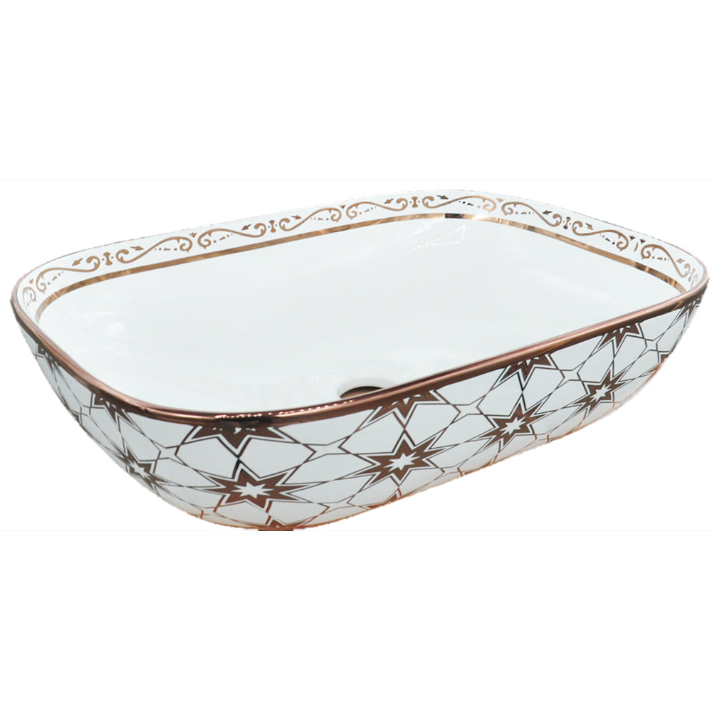 Rose Gold Designer Wash Basin