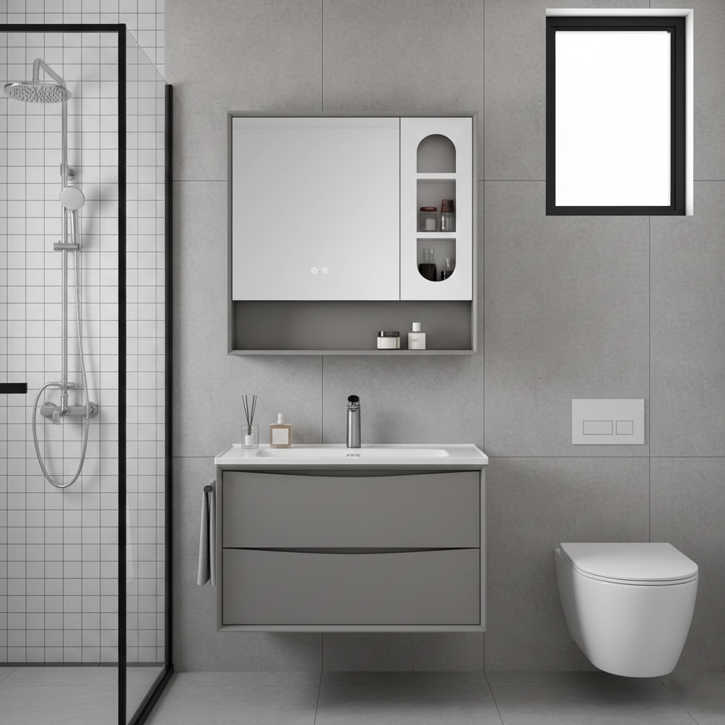 High-Density PVC Vanity Unit-YS516-80