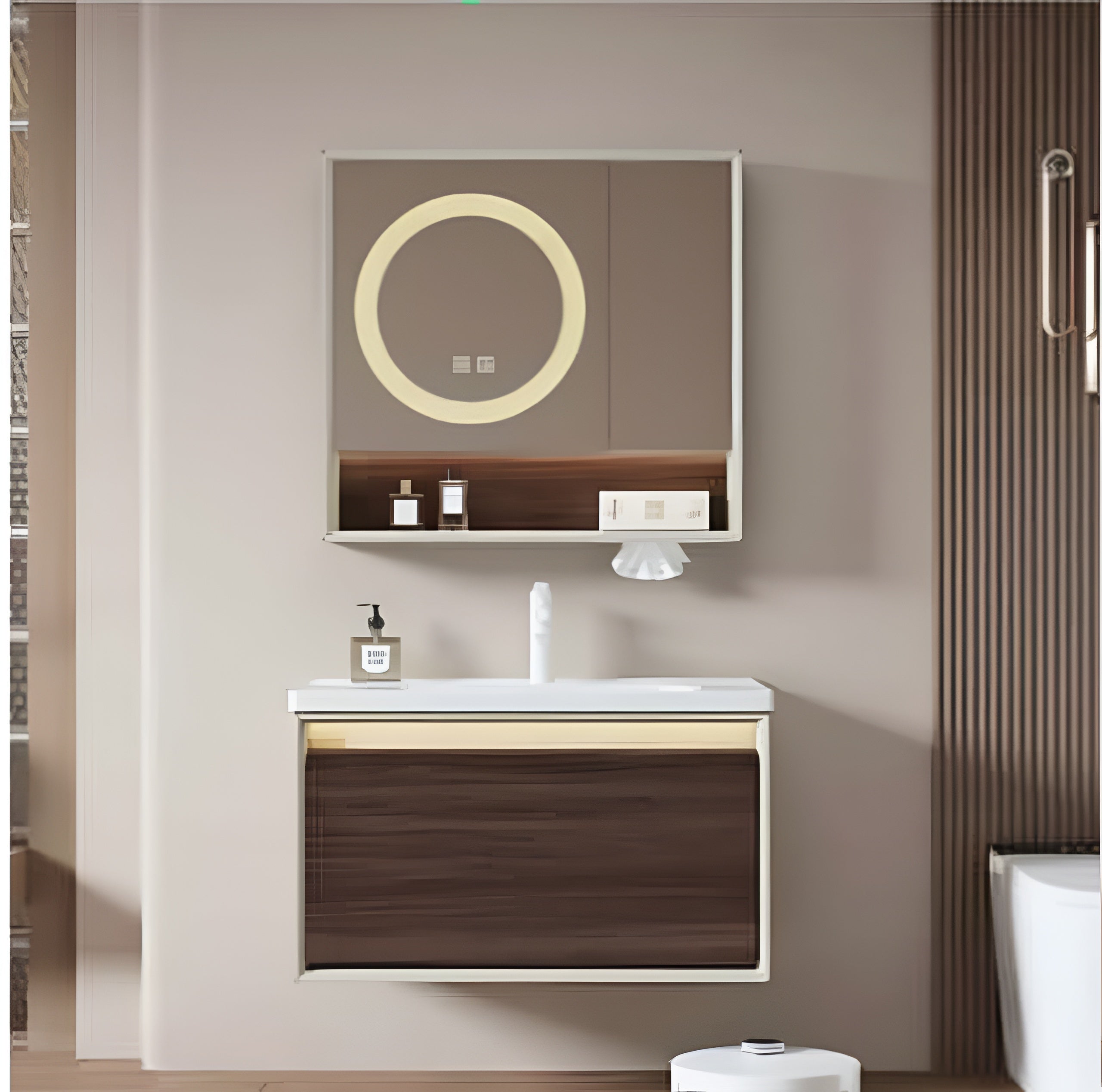 Stainless Steel Vanity Unit-102-80