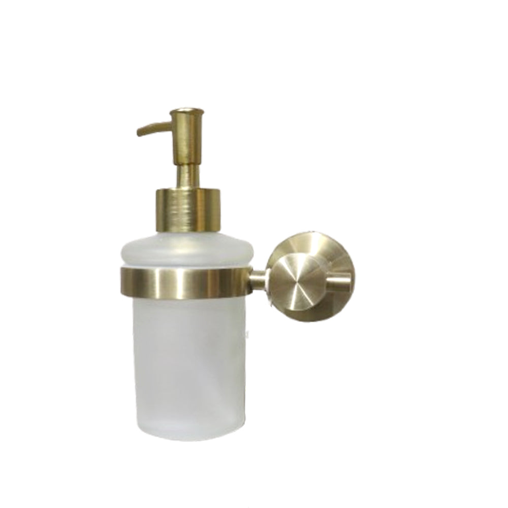 Brush Gold Finish Soap Dispenser 8738A