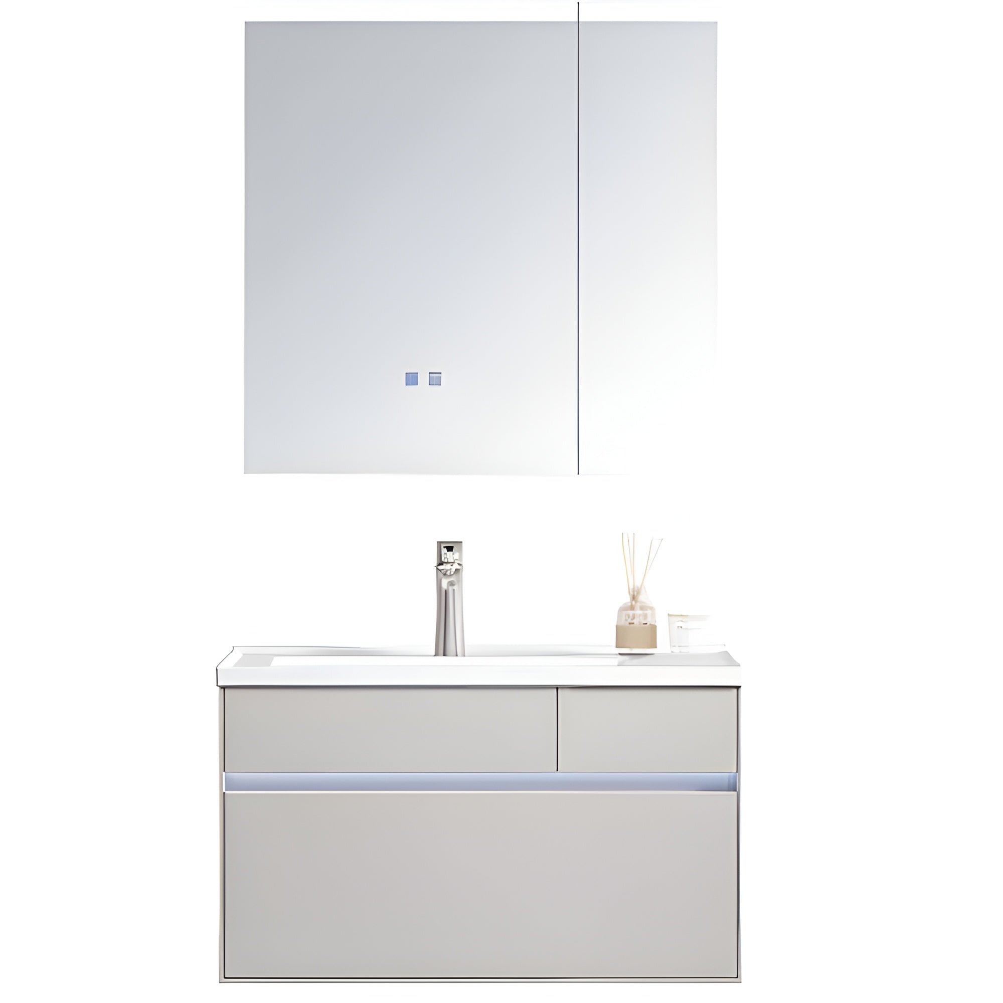 Stainless Steel Vanity Unit-BN322-80