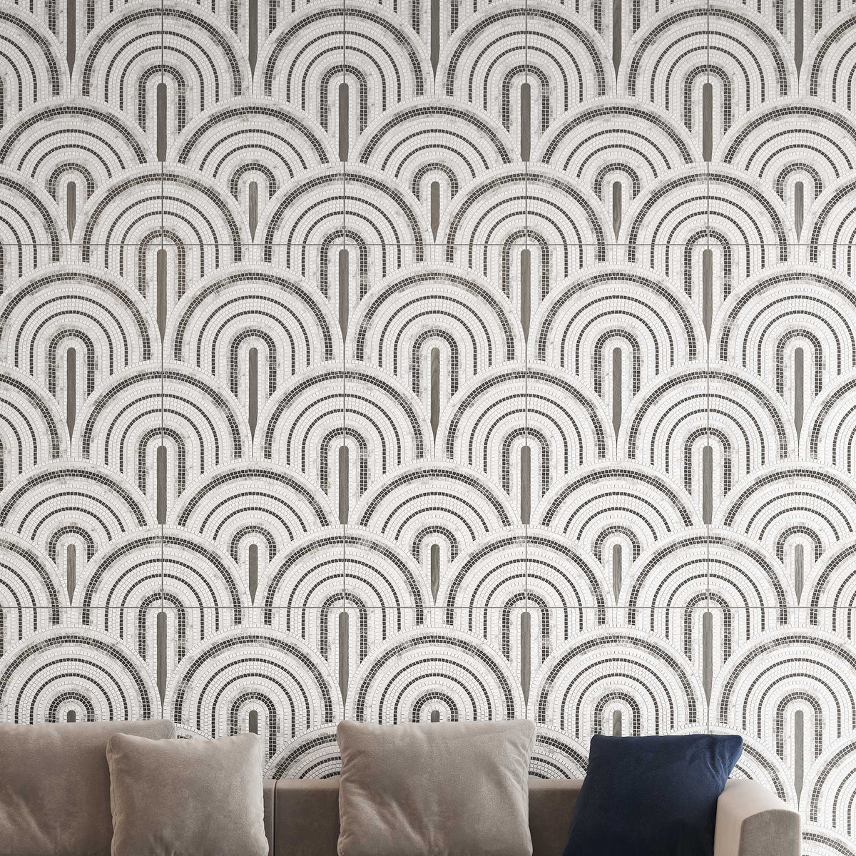 Vintage Chips Grey Tile